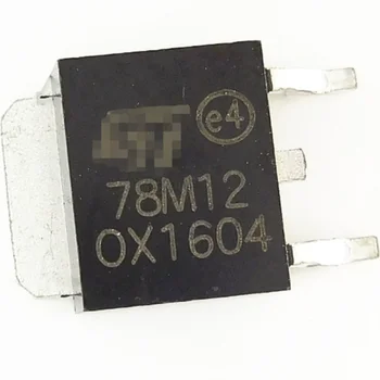 100 бр./лот L78M12 78M12 L78M12CDT TO-252 12V 0.5 A Трехполюсный регулатор на напрежение IC