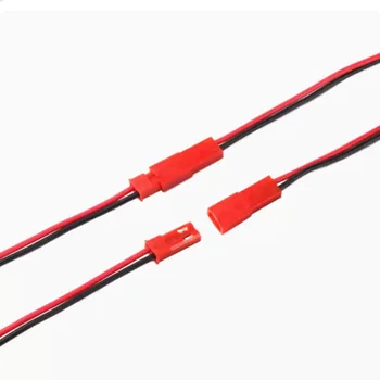 10шт 5 двойки JST 2Pin мъжки женски конектор кабел JST 2P Конектор за свързване на проводник към led лампа