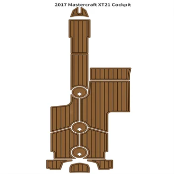 2017 Mastercraft XT21 Подложка за пилотската кабина Лодки EVA Foam Подложка за пода от имитация на тиково дърво