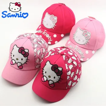 Sanrio Hello Kitty Cinnamoroll Kuromi My melody аниме рисунка шапка от вълна агнешко девчачье сърце детска ежедневни бейзболна шапка с козирка