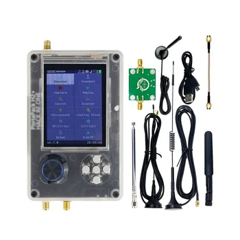 Актуализиран PortaPack H2 + Сглобени SDR-радио HackRF One R9 версия на V1.7.0 с пластмасов корпус и 3,2-инчов LCD антени