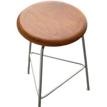 Италиански минималистичен модерен просто домашен кът стол от масивно дърво, високо столче за барного на клуба, лесен луксозен бар стол, муравьиный табуретка