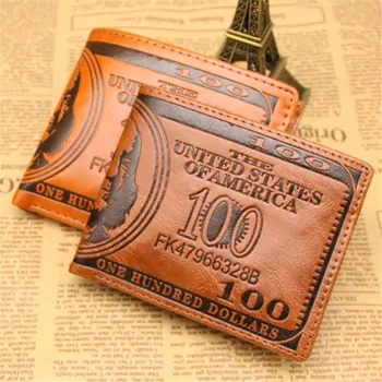 Мъжки портфейл от изкуствена кожа на стойност 2024 долара, Всекидневни Клатч, кесия за пари, чанта, Притежател на кредитна карта, Модерен Нов Billetera Hombre