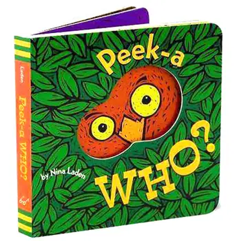 Настолна книга Milu Peek A Who Детски книги Портретно приказка Toy Peekawho Оригинални английски книги Изображение 0