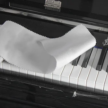 Новата тъкан за покриване на клавиатурата, за да электропиано с 88 клавиша Мека вълнена кърпа Прахоустойчив калъф за пиано Моющаяся Червената защитна кърпа за клавиатура