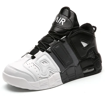 Обувки за татко Pippen AIR, мъжки обувки с висок берцем на въздушна възглавница, Модни универсална ежедневни спортни обувки за баскетбол