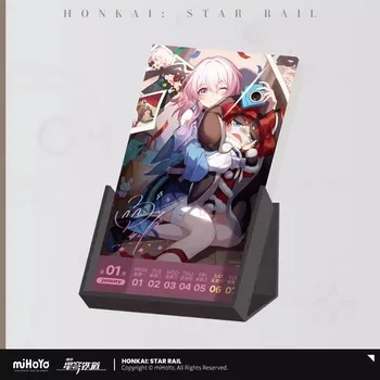 Официални теми Honkai Star Rail Настолен календар Дан Хенга, 7 март Игрални герои 2024 Седмични календари Подарък за cosplay