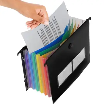 Папка за документи, подвешиваемые раздели, файлове с разширение 1,2 инча за картотечного кабинет, файлове за окачване на картотечного кабинет голям капацитет за