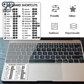Практическо ръководство Етикети с комбинации от клавиши за PC Прозрачни стикери за лаптопи Ефективни етикети с комбинации от клавиши