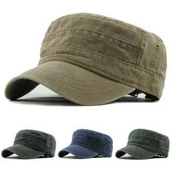 Пролетно-лятна ежедневни камуфляжная шапка с защита от uv, Бейзболна шапка, Армията шапка, шапка Солнцезащитная