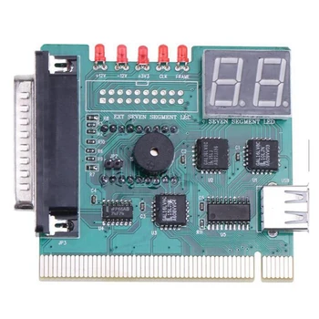 2X USB PCI PC Диагностика Анализатор на Дънната Платка POST Card С Излагането на 2-Значного Код на Грешка За проверка И Анализ на Преносими КОМПЮТРИ Изображение 2