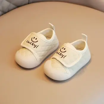 Обувки за малки момичета, модни и ежедневни обувки, обувки за първите ходунков за новородени момчета, меки нескользящие детски обувки на плоска подметка, бебешки тънки обувки Изображение 2