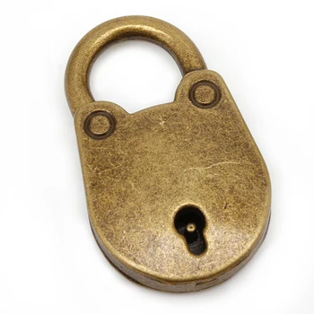 Старинни Антични мини-архаични катинари за ключове за Заключване с ключ for (лот Изображение 2