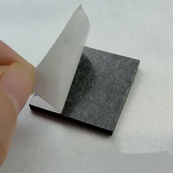 4шт Черна квадратна самозалепващи уплътнение от силиконов каучук 6*6*1.5 дебелината на уплътнение уплътнителен мм и на 0.7 мм, 1 мм, 1,5 мм-4 мм Изображение 3