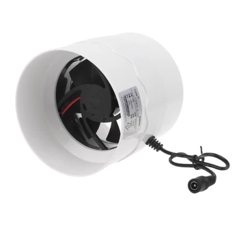 4-инчов вентилатор с ниско ниво на шум Вграден канален Гидропонный вентилатор вентилатор за домашна вентилация на банята P15F Изображение 4