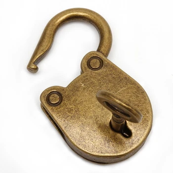 Старинни Антични мини-архаични катинари за ключове за Заключване с ключ for (лот Изображение 4