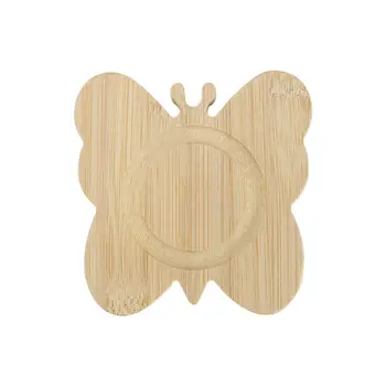Дървен Мултифункционален титуляр във формата на пеперуда за продажба на дребно, поставка за подарък обеци, скрин за гривни, тава за гривни, витрина за гривни Изображение 5