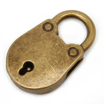 Старинни Антични мини-архаични катинари за ключове за Заключване с ключ for (лот Изображение 5